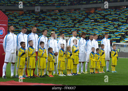 International football match between Slovenia and Croatia in the ...