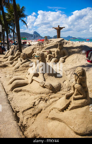 Copacabana Beach. Rio de Janeiro. Brazil Stock Photo