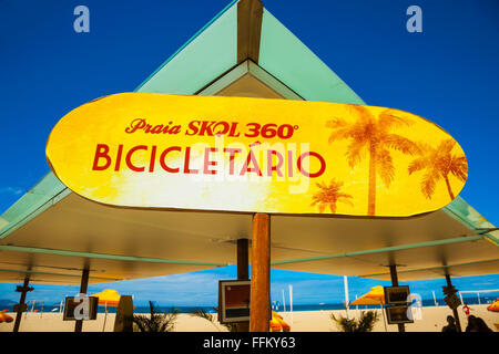 Copacabana Beach. Rio de Janeiro. Brazil Stock Photo