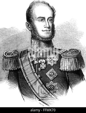William II,6.12.1792 - 17.3.1849, King of the Netherlands 7.10.1840 ...