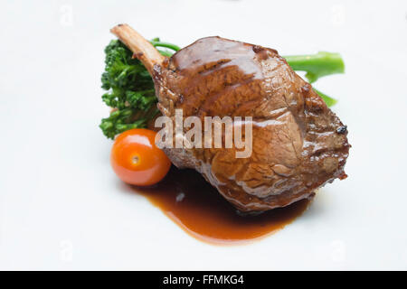 Closeup of grilled ribeye beef steak served with mushroom sauce Stock Photo: 75432923  Alamy