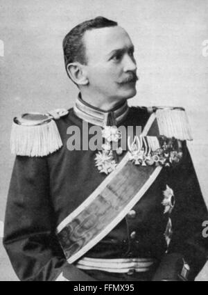 Wissmann, Hermann von, 2.9.1853 - 15.6.1905, German Africanist, governor von German East Africa 1895 - 1896, half length, circa 1895, Stock Photo