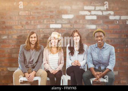 Composite image of brick wall Stock Photo