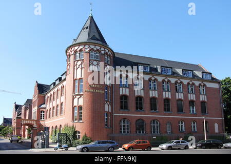 geography / travel, Germany, Berlin, buildings, Charite Hospital, Friedrich-Althoff-Haus, built: 1896 - 1917, entrance, Schumannstrasse, exterior view, Additional-Rights-Clearance-Info-Not-Available Stock Photo