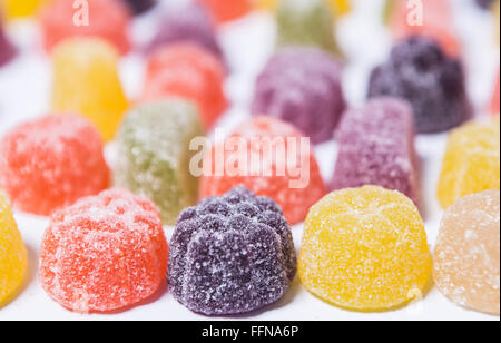 Fruit pastilles fruit pastels Stock Photo