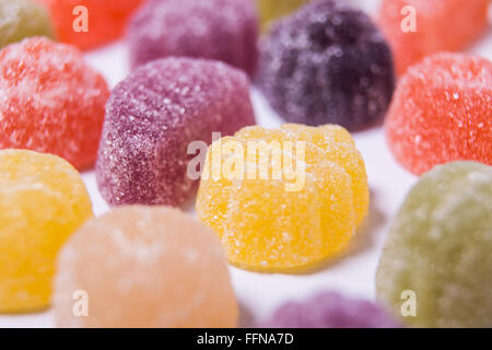 Fruit pastilles fruit pastels Stock Photo