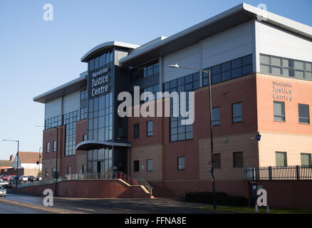 Warwickshire Justice Centre in Nuneaton Stock Photo