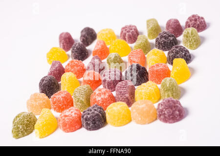 Fruit pastilles fruit pastels Stock Photo