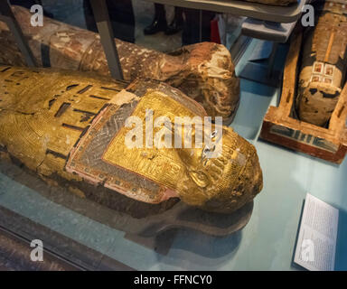 Mummy of unidentified man from Akhmim, British Museum,, London, England ...