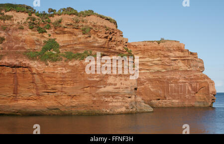 Cliffs from the beach on the south east coast of England Stock Photo