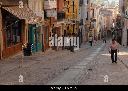 Zamora. Calle Balborraz, Old town, Castilla-Leon, Spain Stock Photo