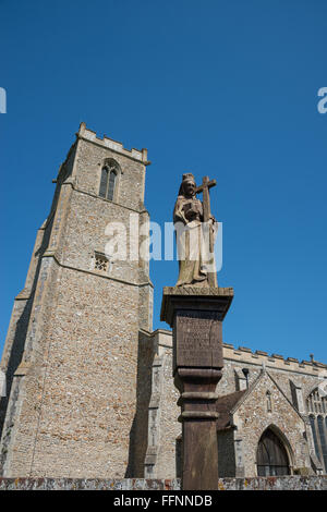 Parish church of St. Helen at Ranworth, Norfolk Stock Photo