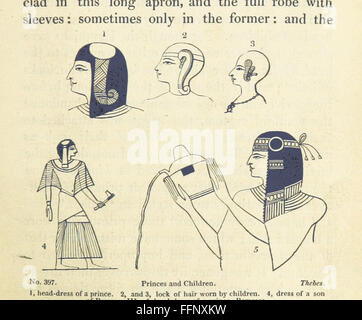 87 of '[Manners and Customs of the ancient Egyptians, ... Illustrated by drawings, etc. 3 vol. (A second series of the Manners Stock Photo
