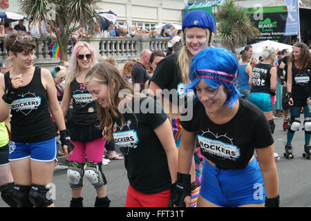 Gay Pride March Brighton 2014 Stock Photo