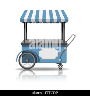 Ice cream cart Stock Vector