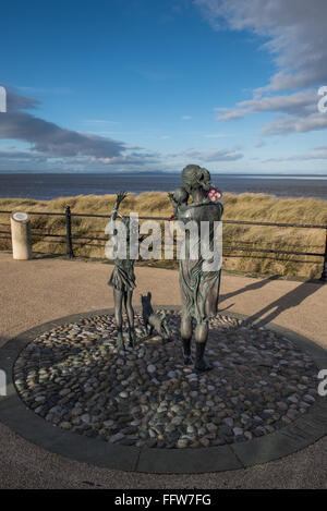 Welcome home a sculpture at Fleetwood Stock Photo