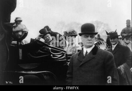 TAFT INAUGURATION, 1909. /nPresident William Howard Taft and his wife ...