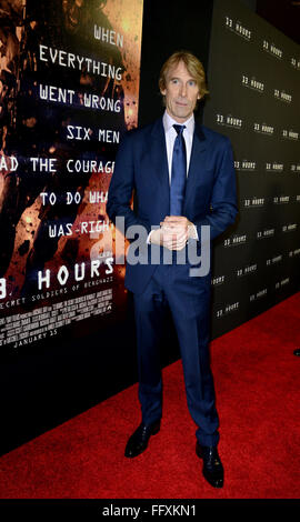 Premiere of the '13 Hours: The Secret Soldiers of Benghazi' screening at Aventura AMC Theater - arrivals  Featuring: Michael Bay Where: Aventura, Florida, United States When: 07 Jan 2016 Stock Photo