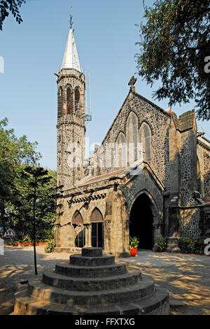St. Paul church in 1866 as St. Chappell in Paris , Pune , Maharashtra , India Stock Photo