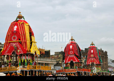 Rath yatra at puri orissa India Stock Photo