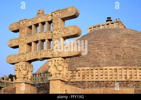 Ashok stupa is built by Buddhist emperor Ashoka to mark the boundaries ...