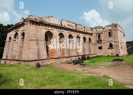 Hindola Mahal in Mandu at Madhya pradesh India Asia Stock Photo