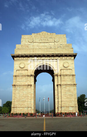 India Gate originally called All India War memorial monument , Rajpath , New Delhi , India Stock Photo