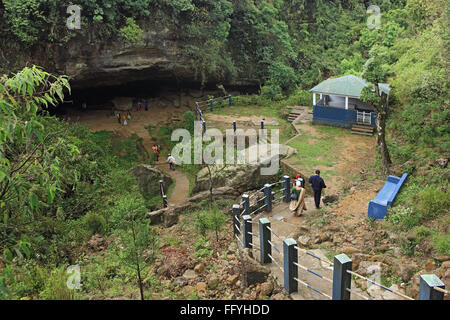 Mawsynram cave ; Cherrapunji ; Meghalaya ; India Stock Photo