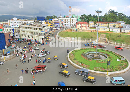 Aerial view of shillong town ; Meghalaya ; India Stock Photo