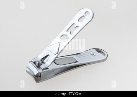 Stainless Steel Nail Cutter India Stock Photo