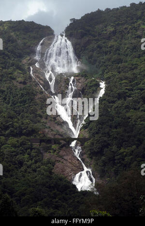 Dudhsagar waterfalls hi-res stock photography and images - Alamy