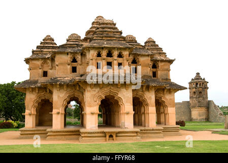 Lotus Mahal in Hampi , Karnataka , India Stock Photo