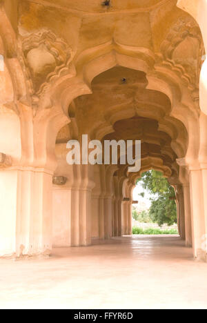 Lotus Mahal in Hampi , Karnataka , India Stock Photo