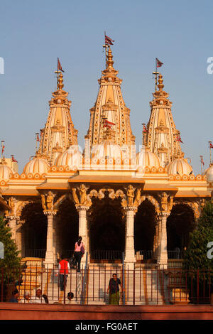 Shri Swaminarayan mandir ; Ahmedabad ; Gujarat ; India Stock Photo