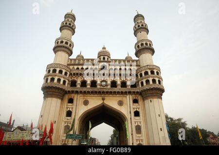 Charminar Hyderabad Andhra Pradesh India Asia Stock Photo