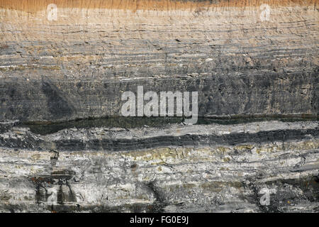 Overview of Coal mine in Jharkhand , India Stock Photo