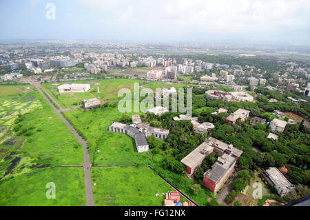 aerial view of kalina university ; Bombay Mumbai ; Maharashtra ; India Stock Photo