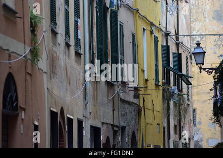 Typical Italian narrow streets Stock Photo