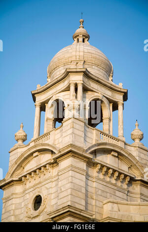 Victoria memorial impressive reminder of British Raj , Calcutta now Kolkata , West Bengal , India Stock Photo