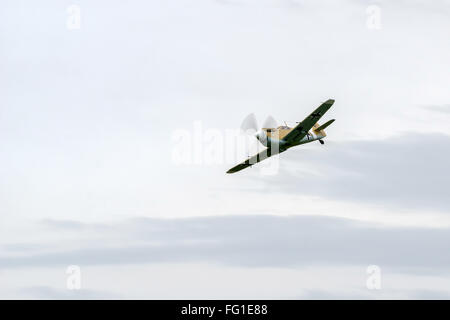 Hispano HA1112-M1L Buchon G-AWHE Stock Photo