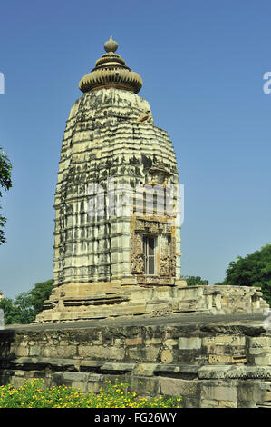 Parvati temple Khajuraho madhya pradesh india Stock Photo