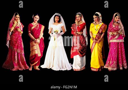 various region brides in traditional wearing mr fg2n1m