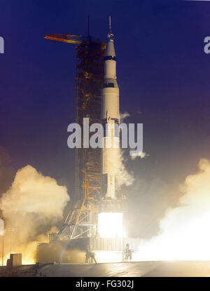 APOLLO 12: LAUNCH, 1969. /nThe launch of the Apollo 12 Saturn V from ...