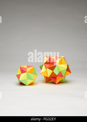 origami santa claus India Stock Photo