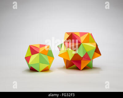 Origami multiplex balls India Stock Photo