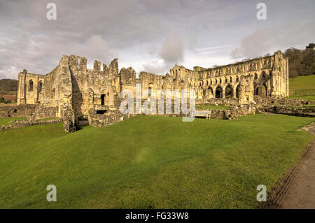 Rievaulx Abbey  the North York Moors National Park Stock Photo