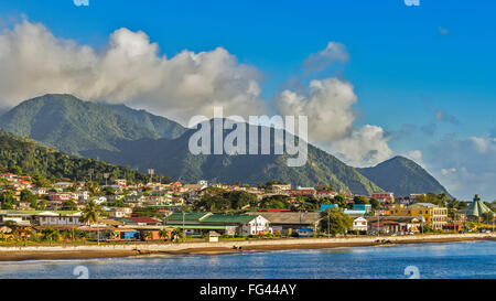 Roseau Capital Of Dominica West Indies Stock Photo