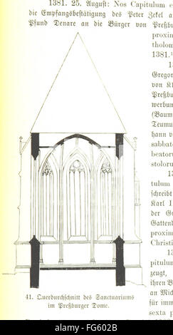 01 of 'Geschichte der Stadt Pressburg ... Herausgegeben durch die Pressburger Erste Sparcassa. Deutsche Ausgabe ... Mit ... Il Stock Photo