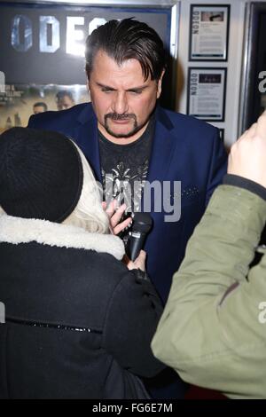 UK premiere of 'Breakdown' - Red Carpet Arrivals  Featuring: Mem Ferda Where: London, United Kingdom When: 12 Jan 2016 Stock Photo