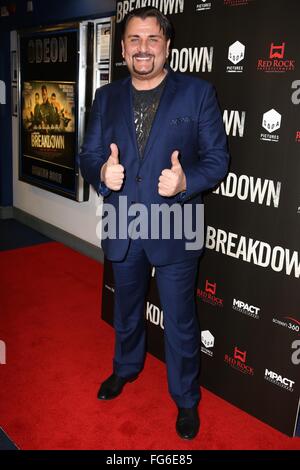 UK premiere of 'Breakdown' - Red Carpet Arrivals  Featuring: Mem Ferda Where: London, United Kingdom When: 12 Jan 2016 Stock Photo